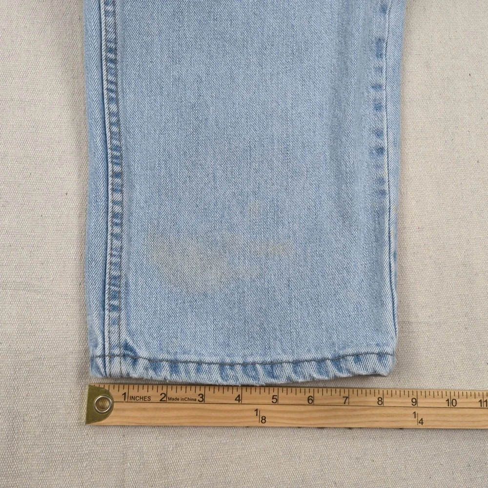 Vintage Levis Jeans Mens 36x34 Blue Silvertab Straight Relaxed 90s Made in USA